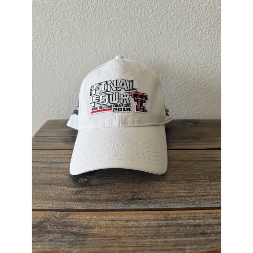 Under Armour Men's Final Four 2019 Texas Tech Red Raiders Hat White Adjustable